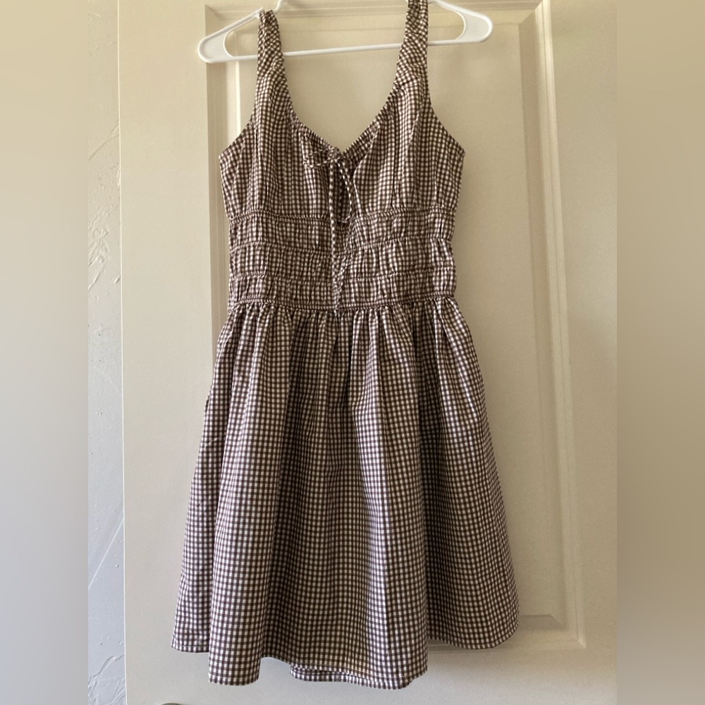 Sim & Sam Gingham Mini Dress